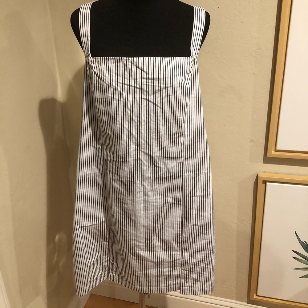 Navy and White Dress
